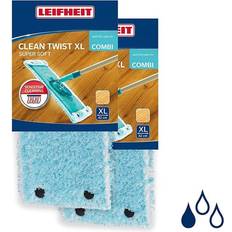 Leifheit Tilbehør rengøringsudstyr Leifheit 2er Set Wischbezug CLEAN TWIST