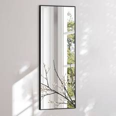 Incado Elongated Minimalistic Black Miroir Mural 40x80cm