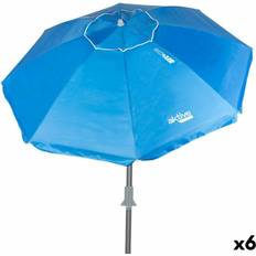 Sunshade Blue Polyester Aluminium 200 x 205 x 200 cm