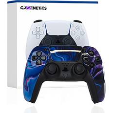 Game Controllers Gamenetics Custom Cosmic Sands Official Wireless Bluetooth Controller for PS5 Console PC Soft Touch Un-Modded Video Gamepad Remote