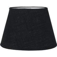 Noir Stores PR Home Oval Lampenschirm 20 x 14 x 14 cm - Schwarz Oval Store