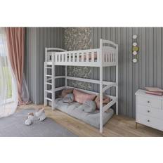 White Loft Beds Lano Meble MIA Loftsäng