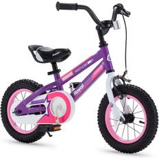 Kids' Bikes on sale RoyalBaby Novaride Toddlers 12 Inch Wheel Bicycle Beginners Ages 3-4 Years, Kickstand, Pink Kids Bike