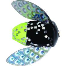 Wordens Lures Spin-N-Glo rigged #2 Silver Flake Chartreuse Fire Tail