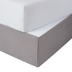 Cache Sommiers Serta Jupe De Lit Moderne Et Solide Volant Anti-Poussi Hauteur De 33 Cm Gris Fonc Cache Sommier Gris