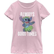 Fifth Sun Girls Youth Pink Lilo and Stitch Good Times T-Shirt