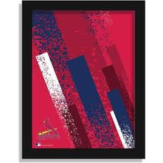 Square Framed Art Fan Creations St. Louis Cardinals 12" 16" Team Color Print Framed Art