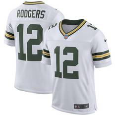 Game Jerseys Nike Men's Aaron Rodgers White Green Bay Packers Classic Elite Player Jersey