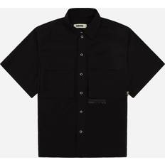 Woodbird Herr Skjortor Woodbird WBBeth Rib-Tech Cargo Shirt - Svart