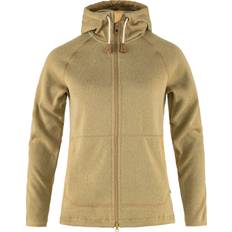 Fjällräven Övik Fleece Hoodie W Damen Fleecejacke beige Gr