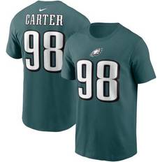 T-shirts Nike Men's Jalen Carter Midnight Green Philadelphia Eagles 2023 NFL Draft First Round Pick Player & Number T-Shirt