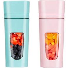 Blenders HCSC 2 Pcs portable blender for handmade fruit smoothie mini