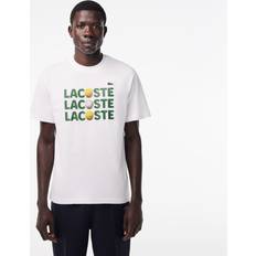 Lacoste T-skjorter Lacoste Ball Print T-Skjorte