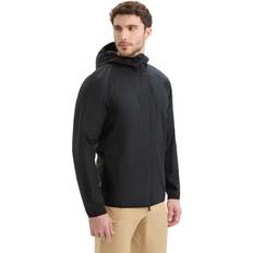 Icebreaker Men Outerwear Icebreaker Men's Shell Cotton Jacket, Medium, Black