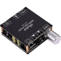Amplifiers & Receivers HCSC 100 W HiFi bluetooth 5.0 Power Digital Amplifier Board 100W*2 Mini Stereo Audio Amp USB Black Home Theater Amplifiers DC 5-27 V