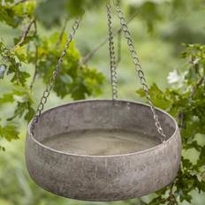 Rundes Vogelbad aus Eisen H 8,3 Ø 28,5 cm