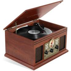 Brown Turntables Victrola Hawthorne Bluetooth Record Player