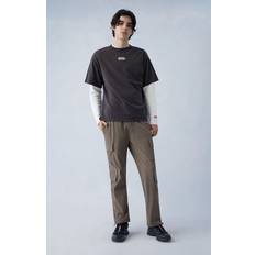 Rayon - Uomo Pantaloni PacSun Performance Brown Straight Cargo Pants - Light Brown