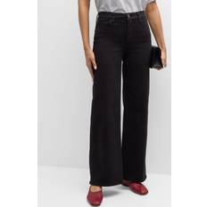 Frame Le Slim High Rise Palazzo Jeans - Black