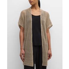 Eileen Fisher Linen Delave Long Cardigan