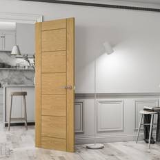 Deanta Oak Finished Seville 7P 78 Interior Door (x198.1cm)