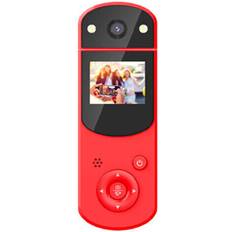 Camcorders Greenzech Red HD 1080P 16MP Reversible Lens Digital DV Camera Camcorder with Fill Light IR Night Vision Support Live Broadcast Computer MP3 Enforcement Recorder