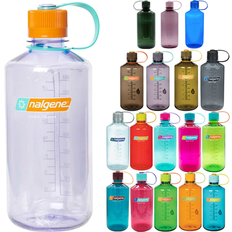 Orange Water Containers Nalgene Sustain 32 oz. Narrow Mouth Water Bottle 32 oz. Marmalade Orange