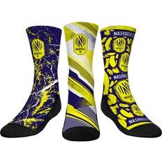 Yellow Socks Children's Clothing Rock Em Socks Youth Yellow Nashville SC Three-Pack Crew Set