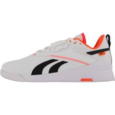 Reebok Lifter Pr Iii Wht/orgfla/black, Male, Sko, Træningssko, Træning, Hvid