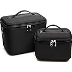 Vkeid Kosmetisk förvaringslåda 1 paket Makeup Organizer Makeup Kit Rese Organizer Kosmetiska väskor Kvinnor Resor Stor kapacitet Organizer Fodral Resväska Dekorativt Makeup Fodral Färg E, Storlek
