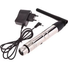 Studio Equipment Tomtop Jms Lixada 2.4G ISM DMX512 Wireless Male XLR Sender Empfänger LED-Beleuchtung für Bühne Grau/Schwarz