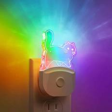 Kid's Room YANSUN 0.5-Watt Plug In Color-Changing Kids with Dusk-To-Dawn Sensor 2-Pack Night Light