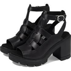 Timberland Heeled Sandals Timberland Allington Heights Womens Black Sandal