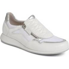 Gabor Men Trainers Gabor Leather Trainers - White/Silver