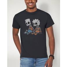 Tops Fifth Sun Bart and Lisa Skeleton T Shirt The Simpsons