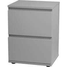 Skagen Grey Carcass Drawers Bedside Table