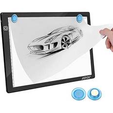 Agptek Light Pad A4 Tracing Light Box Magnetic LED Drawing Pad Lightboard with Memory Function for Sketching, Diamond Painting, X-ray Viewing