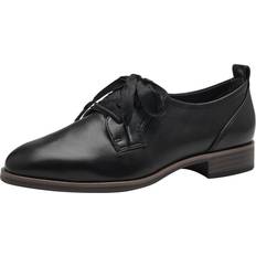 39 ⅓ - Damen Oxford Tamaris Schnürschuh schwarz