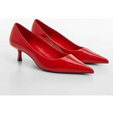 Mango Pumps Mango Kitten Heel Shoes - Röd