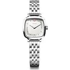 Wenger Klockor Wenger dam vintage klassisk 27 mm silver urtavla/rostfritt armband 01.1911.101, Klassisk
