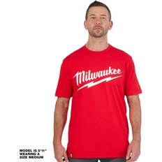 Milwaukee Tops Milwaukee Men's Red Heavy-Duty Short-Sleeve T-Shirt