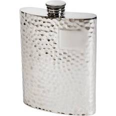 Wentworth Pewter Hammered 6oz Hip Flask