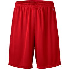 Jogger Shorts - Red Soffe 1540M Adult Polyester Interlock Performance Short in Red