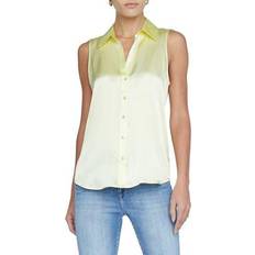 Silk Blouses L'agence Emmy Sleeveless Blouse - Yellow