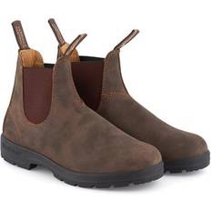 Blundstone #585 Leather Chelsea Boots Rustic Brown