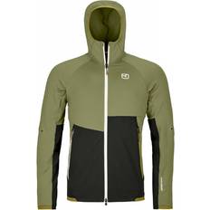 Ortovox Fleece Rib Hoody Fleecejakke olivengrøn