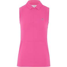 Golf - Rosa Poloshirts Original Penguin Zip Mesh Blocking ohne Arm Polo pink