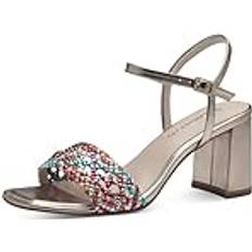 Dame - Lilla Sandaler med hæl Tamaris Sandal I Metallic PU - PU