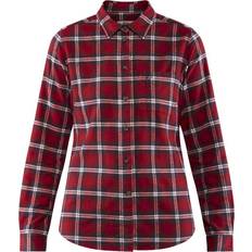 Fjällräven Shirts Fjällräven Ovik Flannel Long-Sleeve Shirt Women's Deep Red