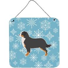 ComfortCreator Winter Snowflake Bernese Mountain Dog Wall Decor
